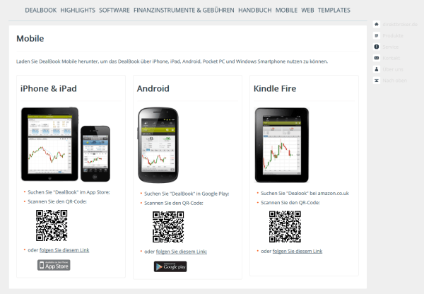 Mobile Trading Apps bei Direktbroker