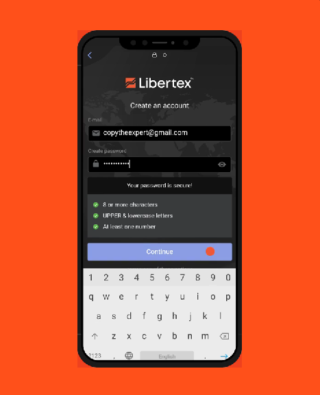 Libertex bietet eine mobile App für das Trading an